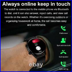 2022 NFC Smartwatch Men AMOLED 390390 HD Screen Waterproof Bluetooth Call New