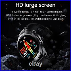 2023 New Blood Sugar Smartwatch 1.39 -Inch 360360 HD Touch Large Screen ECG Sma