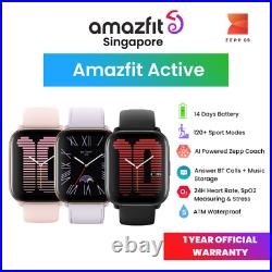 Amazfit Active Smartwatch AMOLED Display Bluetooth Phone Calls