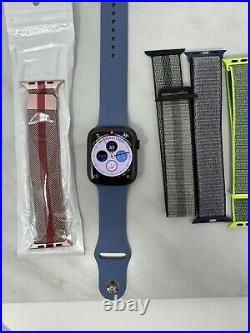 Apple Watch Series 7 Titanium 45mm GPS + Cellular Space Black Perfect +Extras