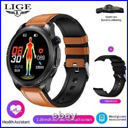 Blood Glucose ECG+PPG Smart Watch Men Health Watch IP68 Waterproof Smartwatch