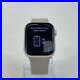 Factory Unlocked Apple Watch Series 7 45MM Starlight Aluminum Gray Band A2477