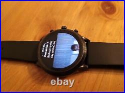 Fossil Gen 5 Smartwatch The Carlyle HR Black Silicone 44mm 8GB