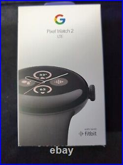 Google Pixel Watch 2 41mm LTE Matte Black Obsidian Unlocked (GA04941US)