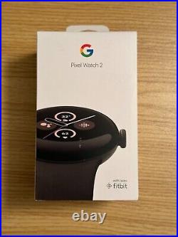 Google Pixel Watch 2 Matte Black Smartwatch with Obsidian Active Band Wi-Fi