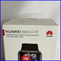 Huawei Watch Fit TIA-B09 Black 1.64 in AMOLED Animated Fitness Smartwatch