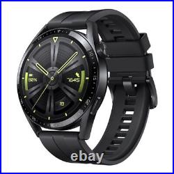 Huawei Watch GT 3 (JPT-B19) 46mm Bluetooth 5ATM 1.43 AMOLED SpO2 Black NEW