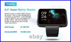 Max S 4G Android Smart Watch For 2.4 Display Face ID 2000mAh Dual Camera GPS