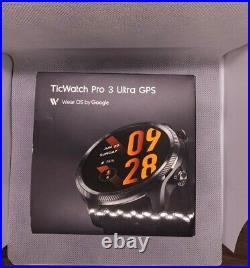 Mobvoi TicWatch Pro 3 Ultra GPS Wear OS By Google 47mm Black Smartwatch
