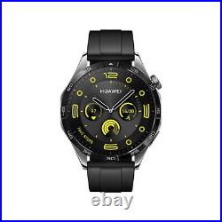 NEW Huawei Watch GT 4 46mm BLACK 1.43 AMOLED Bluetooth iOS Android Smartwatch