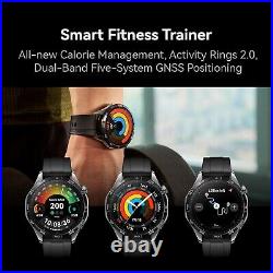 NEW Huawei Watch GT 4 46mm BLACK 1.43 AMOLED Bluetooth iOS Android Smartwatch