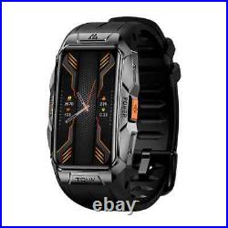Rugged 3D Smartwatch Ftiness Watches 10ATM IP69K Tracker Smart Watches For Men