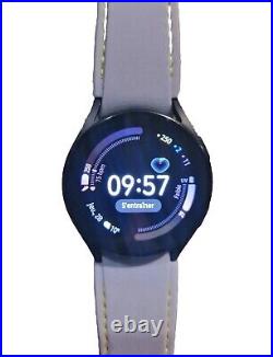 Samsung Galaxy Watch 5 Graphite Case Purple Band Watch Mint