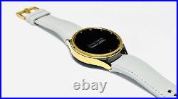 Samsung Galaxy Watch 6 47mm Custom Black And 24k Gold with Fabric Gray Band 2023