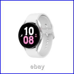 Samsung Galaxy Watch5 44mm Aluminum Case White Band Smartwatch SM-R910NZSAXAA